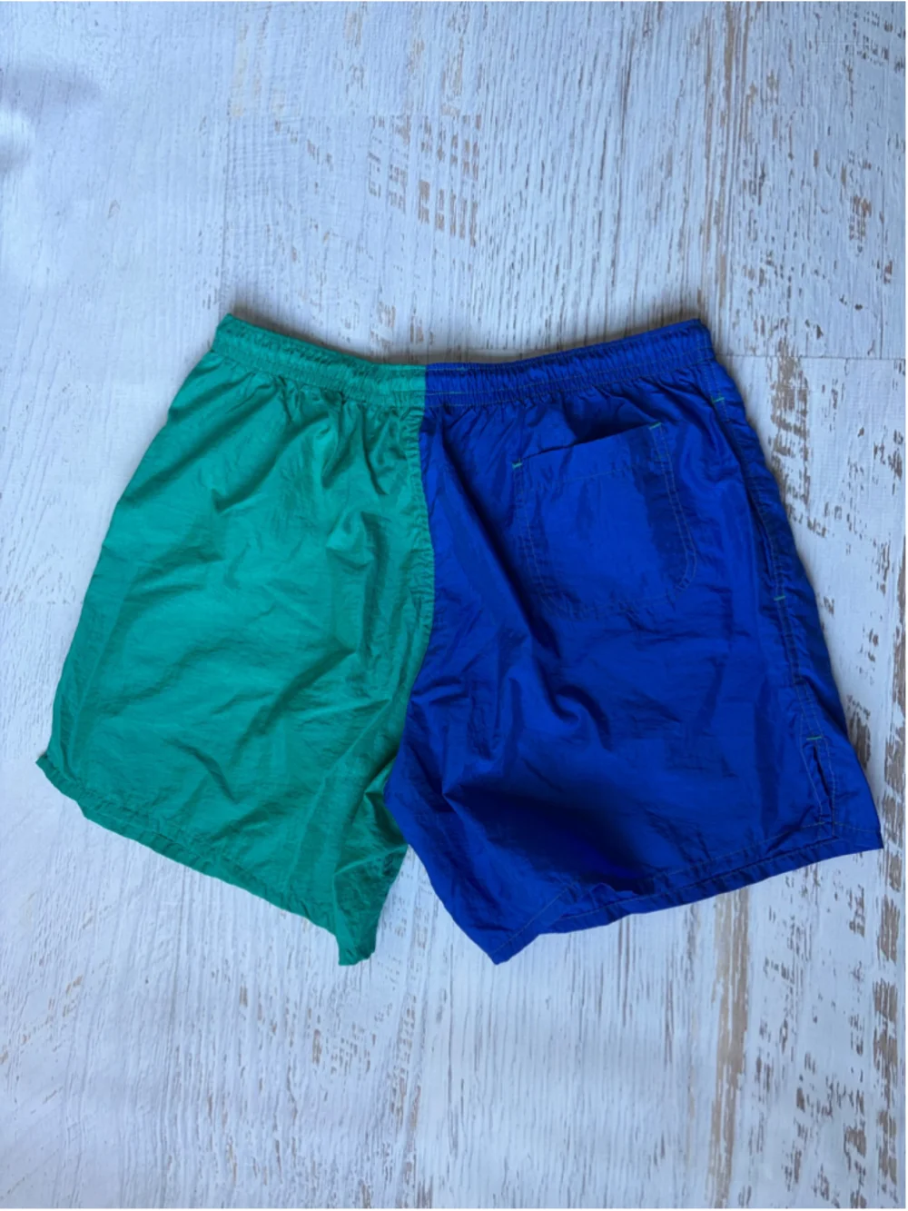 Men's Vintage L.L.Bean Athletic Shorts L Blue Green